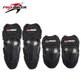 Motocross Off-Road Knee Protector Guard Motorcycle Pads Carbon Fiber Shell Protective Gear